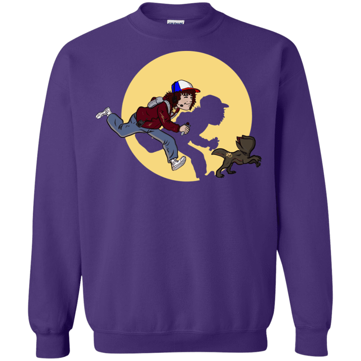 Sweatshirts Purple / S The Adventures of Dustin Crewneck Sweatshirt