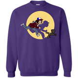 Sweatshirts Purple / S The Adventures of Dustin Crewneck Sweatshirt