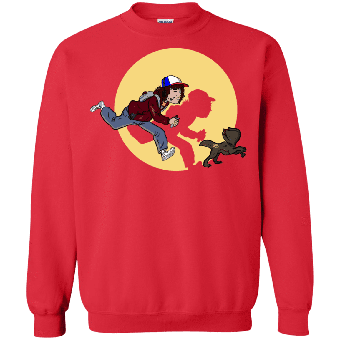 Sweatshirts Red / S The Adventures of Dustin Crewneck Sweatshirt