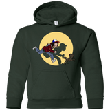 Sweatshirts Forest Green / YS The Adventures of Dustin Youth Hoodie