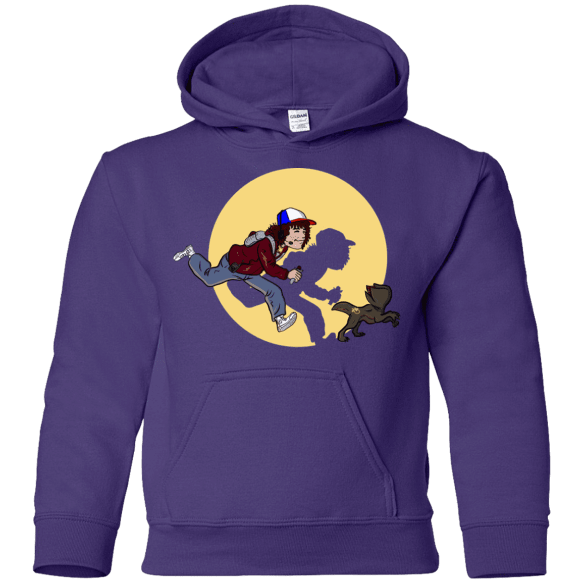 Sweatshirts Purple / YS The Adventures of Dustin Youth Hoodie