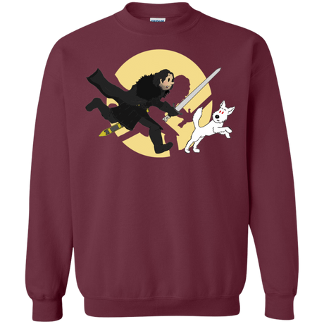 Sweatshirts Maroon / S The Adventures of Jon Snow Crewneck Sweatshirt