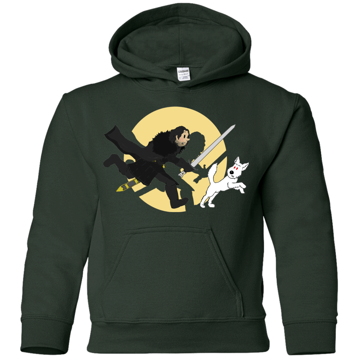 Sweatshirts Forest Green / YS The Adventures of Jon Snow Youth Hoodie