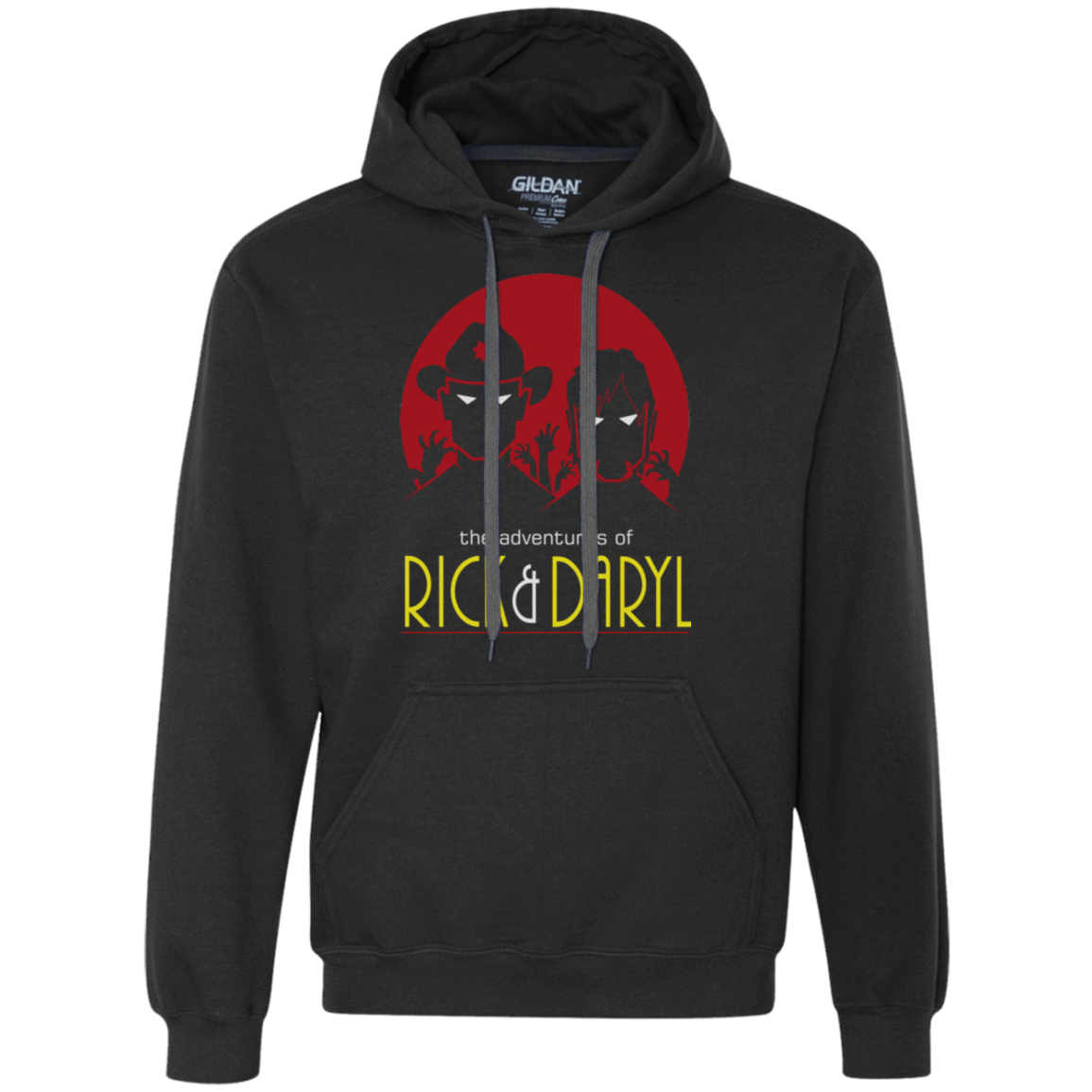 Sweatshirts Black / Small The Adventures of Rick and Daryl Premium Fleece Hoodie