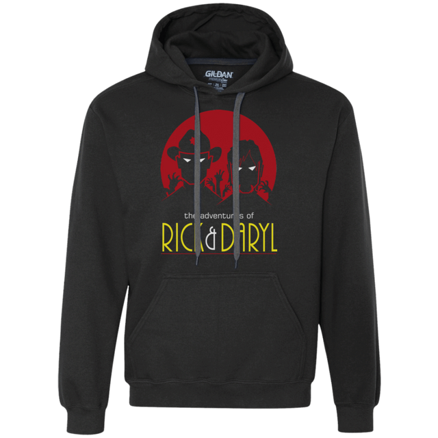 Sweatshirts Black / Small The Adventures of Rick and Daryl Premium Fleece Hoodie