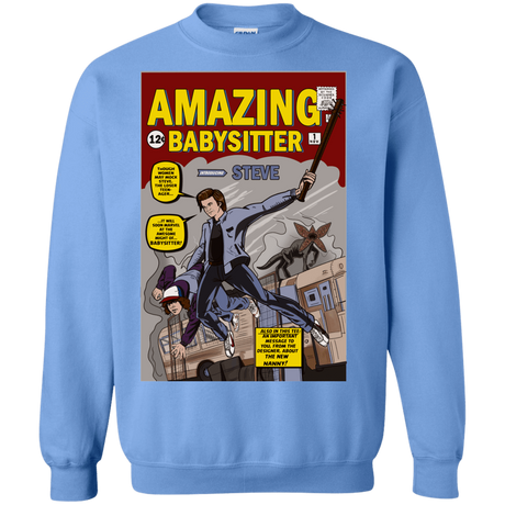 Sweatshirts Carolina Blue / S The Amazing Babysitter Crewneck Sweatshirt