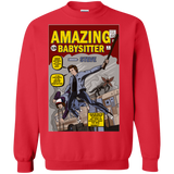 Sweatshirts Red / S The Amazing Babysitter Crewneck Sweatshirt