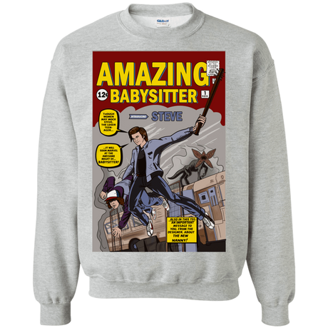 Sweatshirts Sport Grey / S The Amazing Babysitter Crewneck Sweatshirt