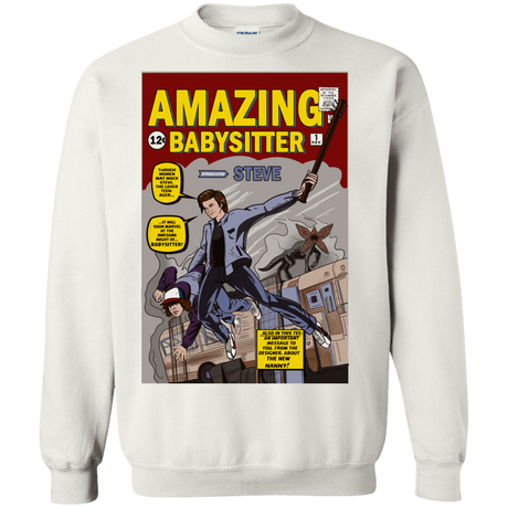 Sweatshirts White / S The Amazing Babysitter Crewneck Sweatshirt