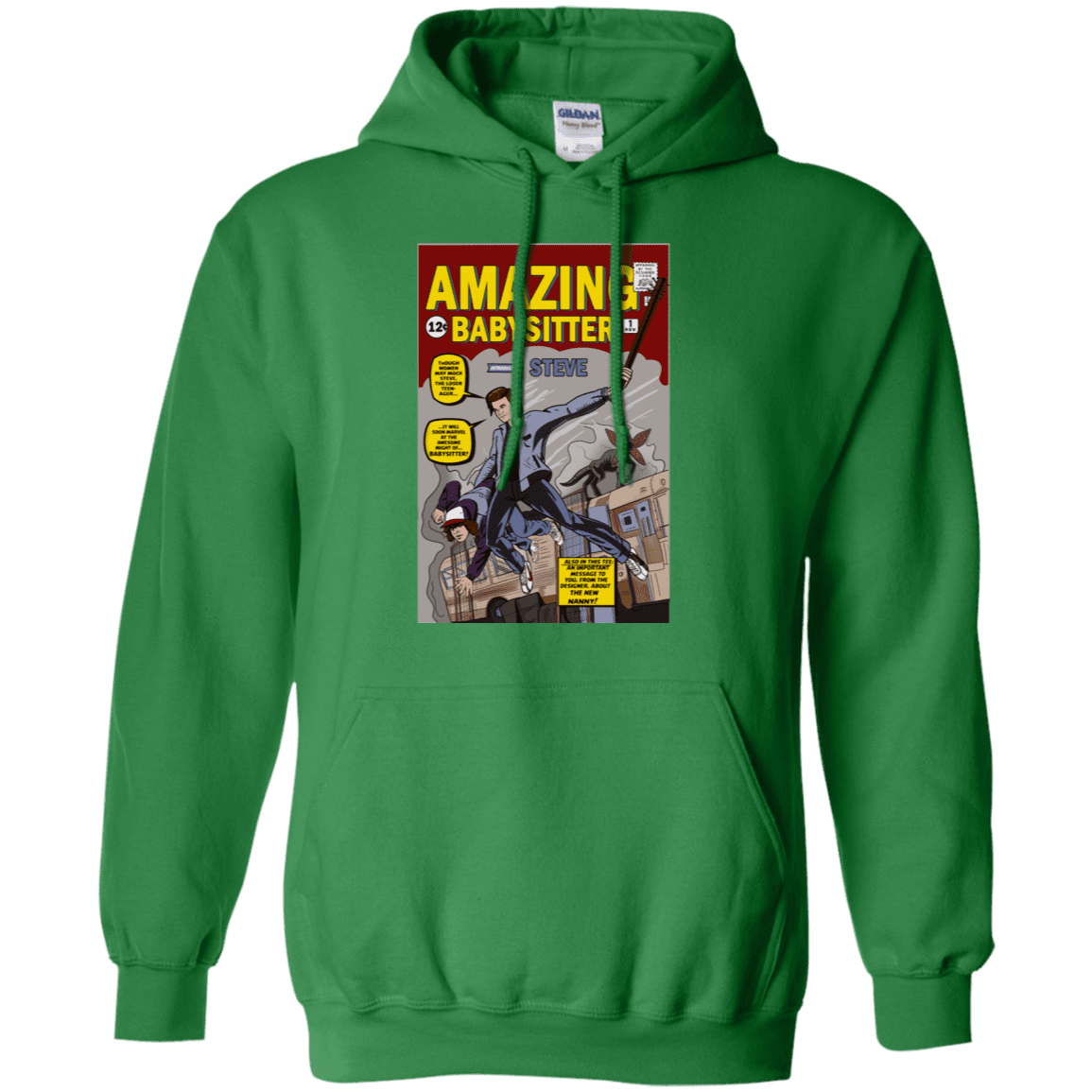 Sweatshirts Irish Green / S The Amazing Babysitter Pullover Hoodie