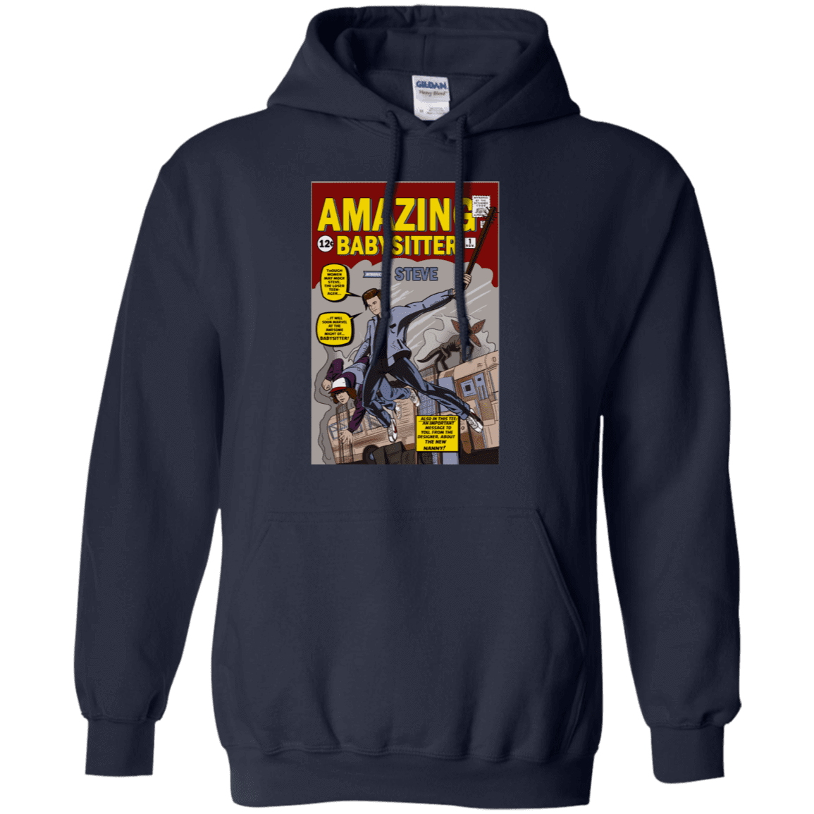 Sweatshirts Navy / S The Amazing Babysitter Pullover Hoodie