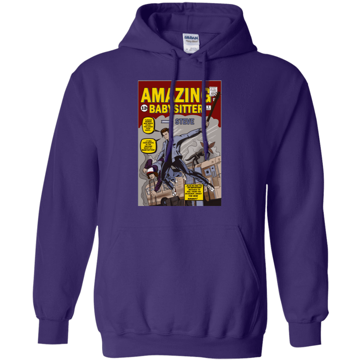 Sweatshirts Purple / S The Amazing Babysitter Pullover Hoodie