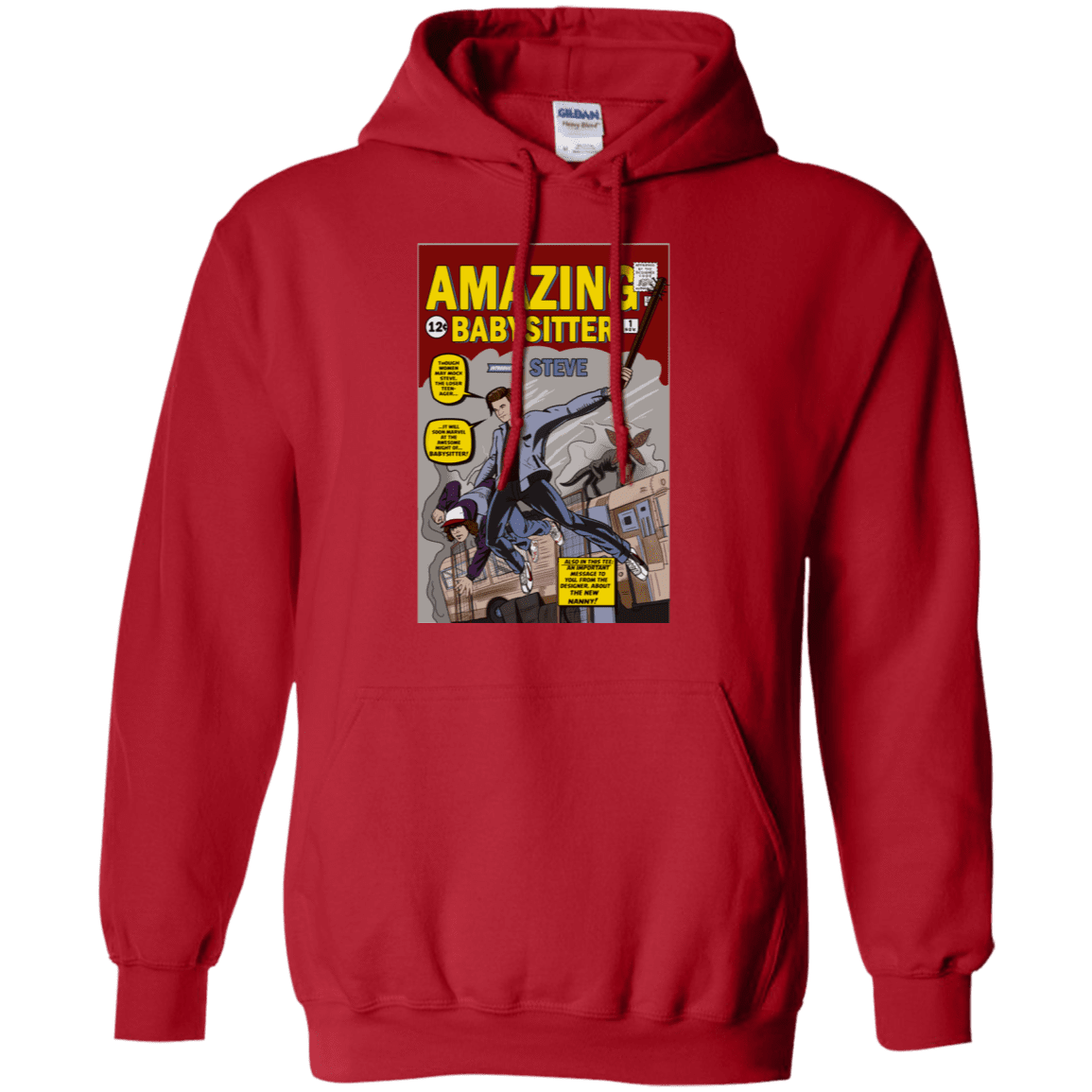 Sweatshirts Red / S The Amazing Babysitter Pullover Hoodie