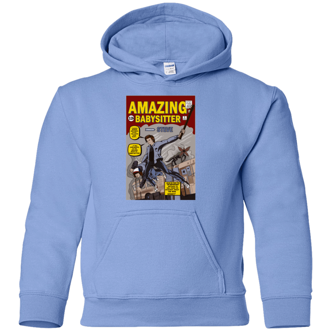 Sweatshirts Carolina Blue / YS The Amazing Babysitter Youth Hoodie