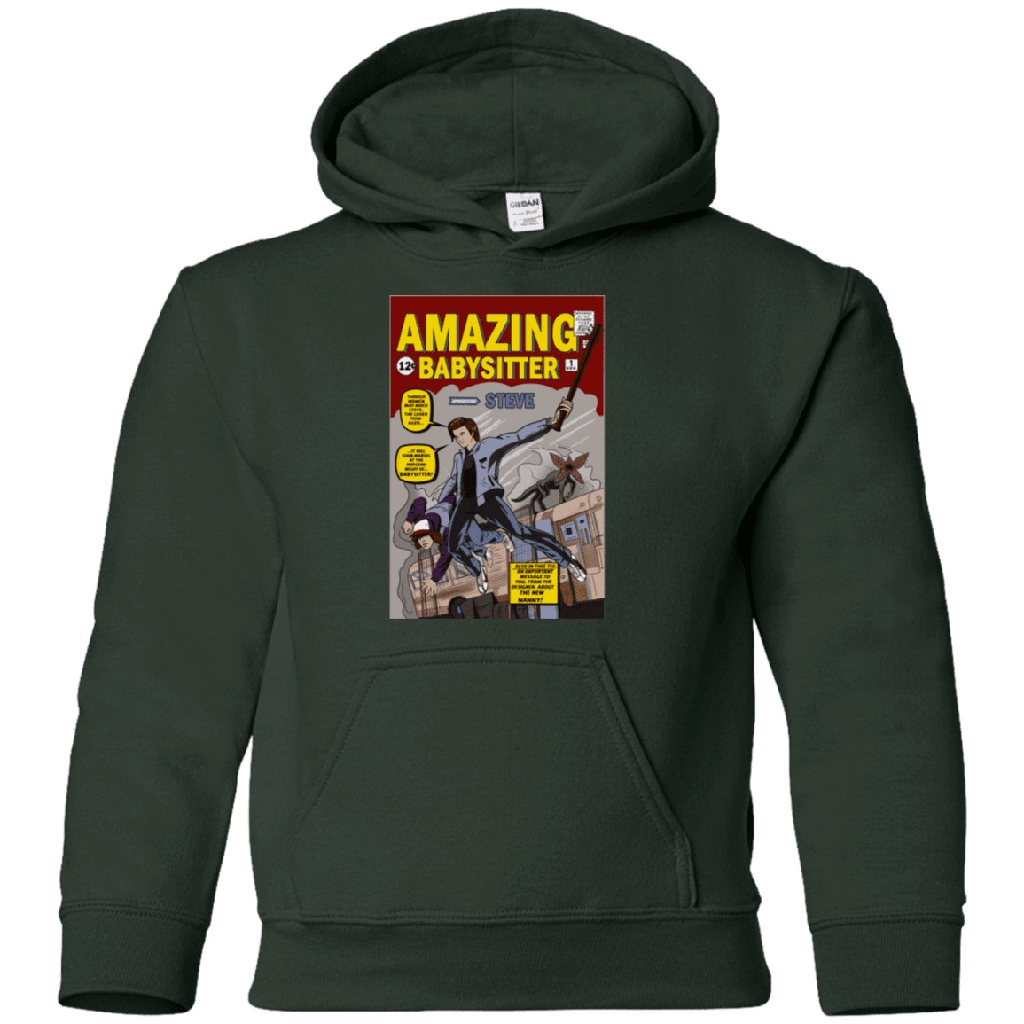 Sweatshirts Forest Green / YS The Amazing Babysitter Youth Hoodie