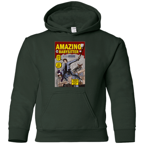 Sweatshirts Forest Green / YS The Amazing Babysitter Youth Hoodie