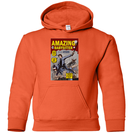 Sweatshirts Orange / YS The Amazing Babysitter Youth Hoodie