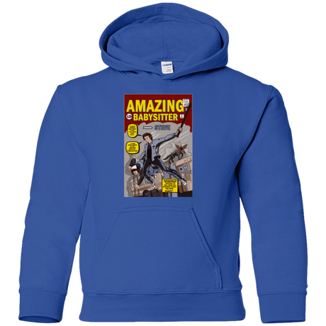 Sweatshirts Royal / YS The Amazing Babysitter Youth Hoodie