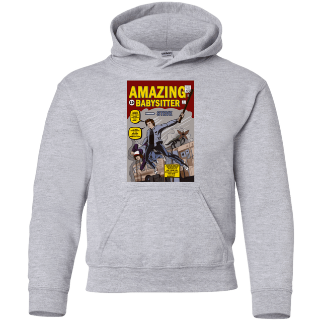 Sweatshirts Sport Grey / YS The Amazing Babysitter Youth Hoodie