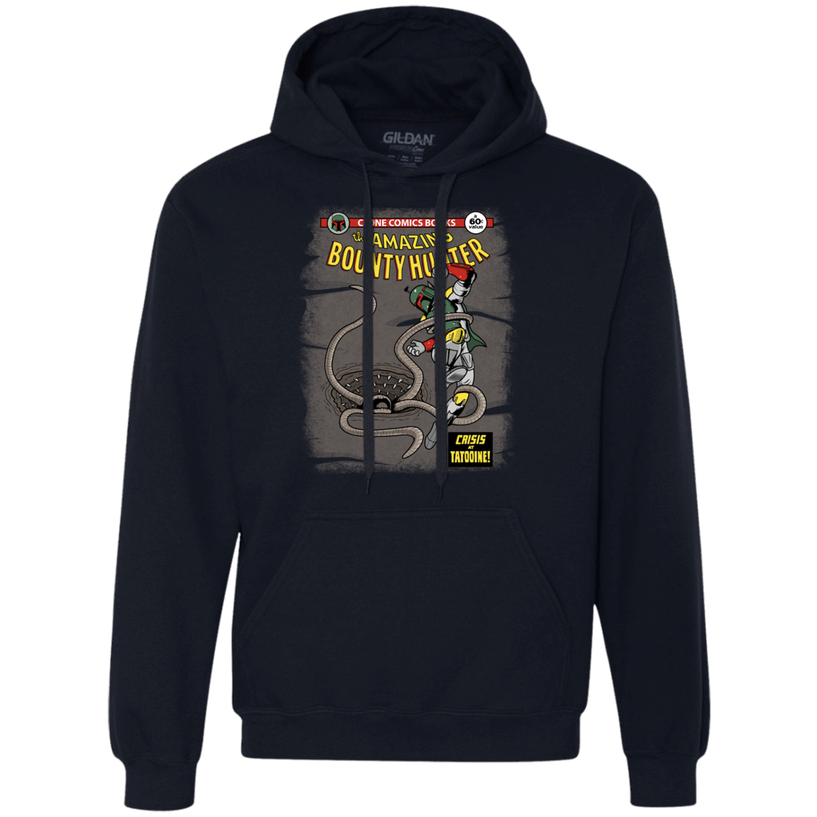 Sweatshirts Navy / S The Amazing Bounty Hunter Premium Fleece Hoodie