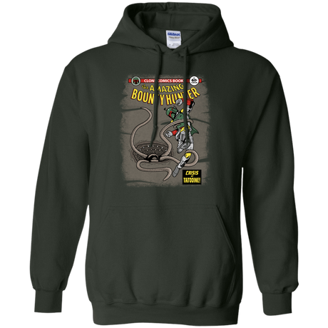 Sweatshirts Forest Green / S The Amazing Bounty Hunter Pullover Hoodie