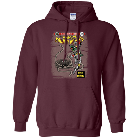 Sweatshirts Maroon / S The Amazing Bounty Hunter Pullover Hoodie