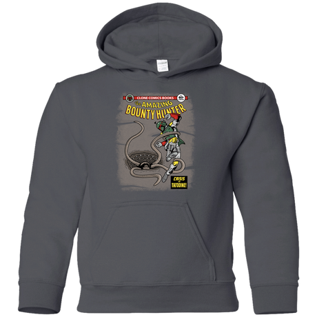 Sweatshirts Charcoal / YS The Amazing Bounty Hunter Youth Hoodie