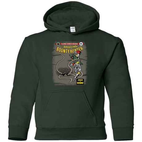 Sweatshirts Forest Green / YS The Amazing Bounty Hunter Youth Hoodie