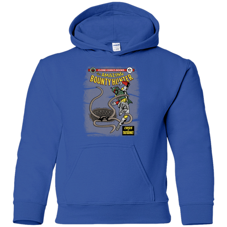 Sweatshirts Royal / YS The Amazing Bounty Hunter Youth Hoodie