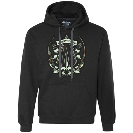 Sweatshirts Black / Small The Arrow Crest Premium Fleece Hoodie