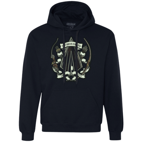 Sweatshirts Navy / Small The Arrow Crest Premium Fleece Hoodie