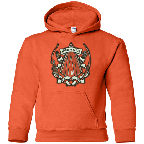 Sweatshirts Orange / YS The Arrow Crest Youth Hoodie