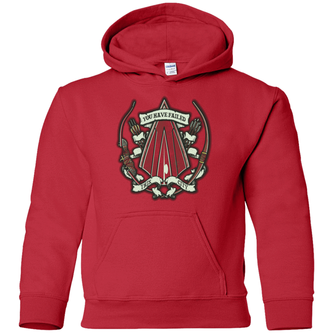 Sweatshirts Red / YS The Arrow Crest Youth Hoodie