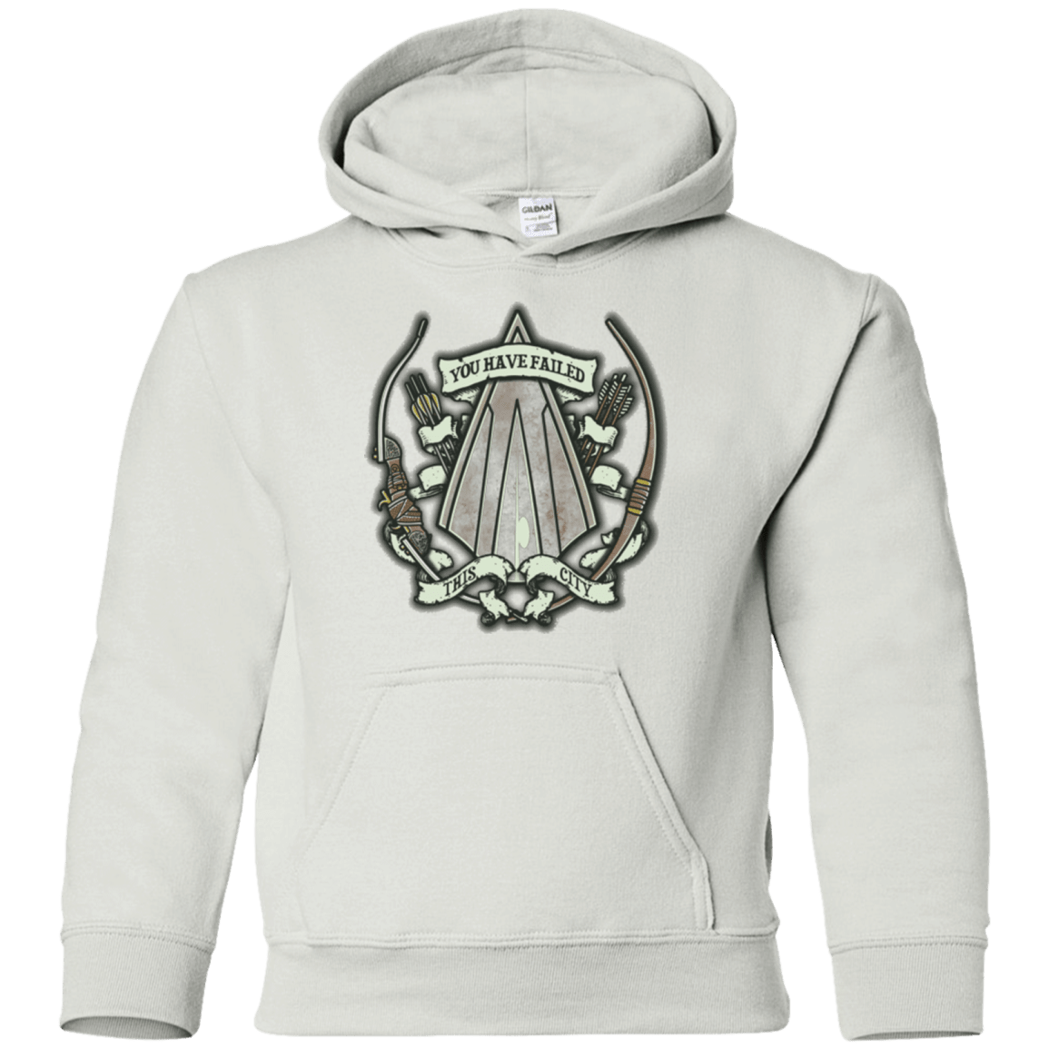 Sweatshirts White / YS The Arrow Crest Youth Hoodie