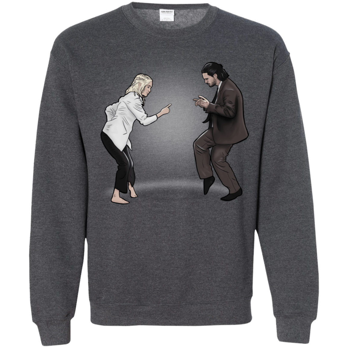 Sweatshirts Dark Heather / S The Ballad of Jon and Dany Crewneck Sweatshirt
