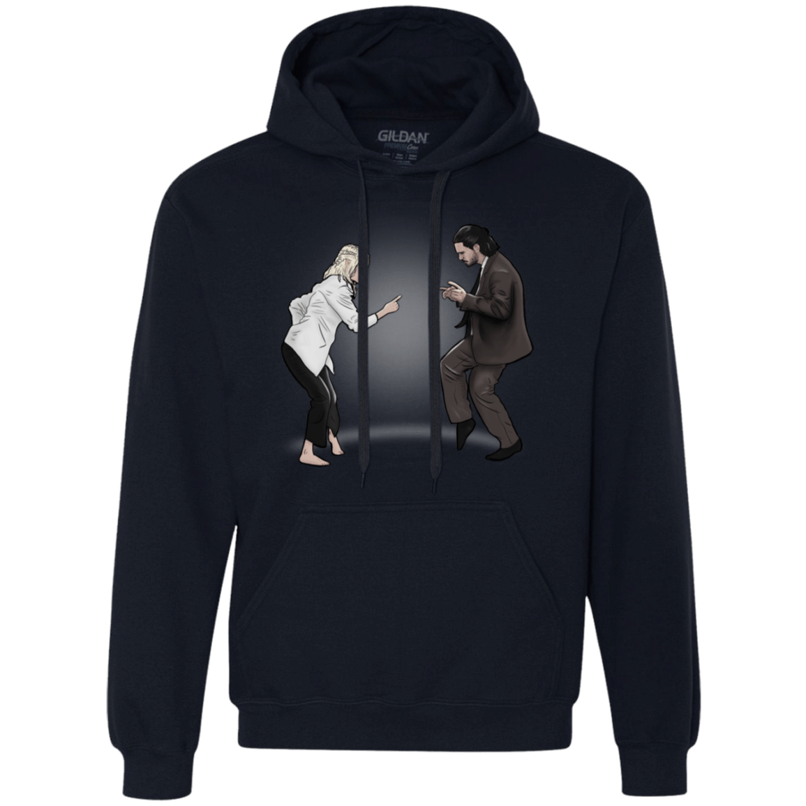 Sweatshirts Navy / S The Ballad of Jon and Dany Premium Fleece Hoodie