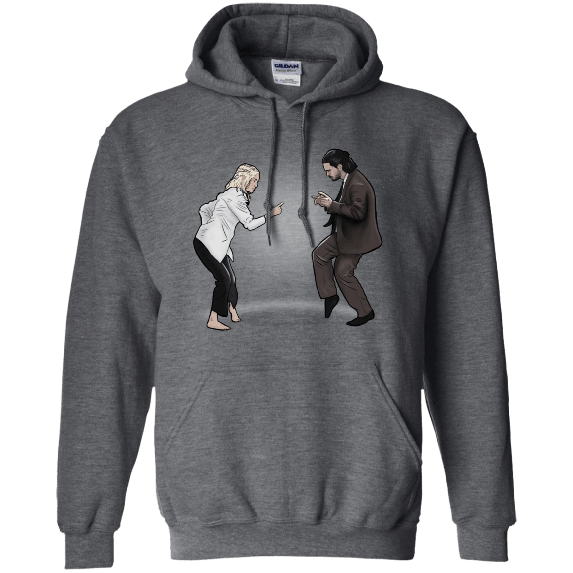 Sweatshirts Dark Heather / S The Ballad of Jon and Dany Pullover Hoodie