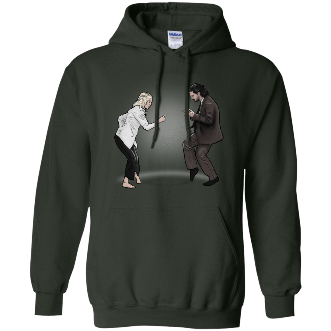 Sweatshirts Forest Green / S The Ballad of Jon and Dany Pullover Hoodie