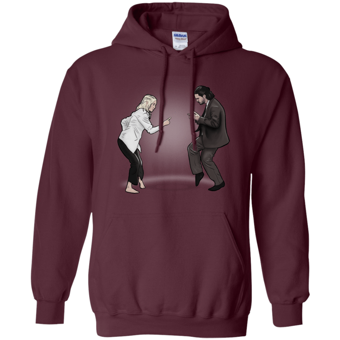 Sweatshirts Maroon / S The Ballad of Jon and Dany Pullover Hoodie