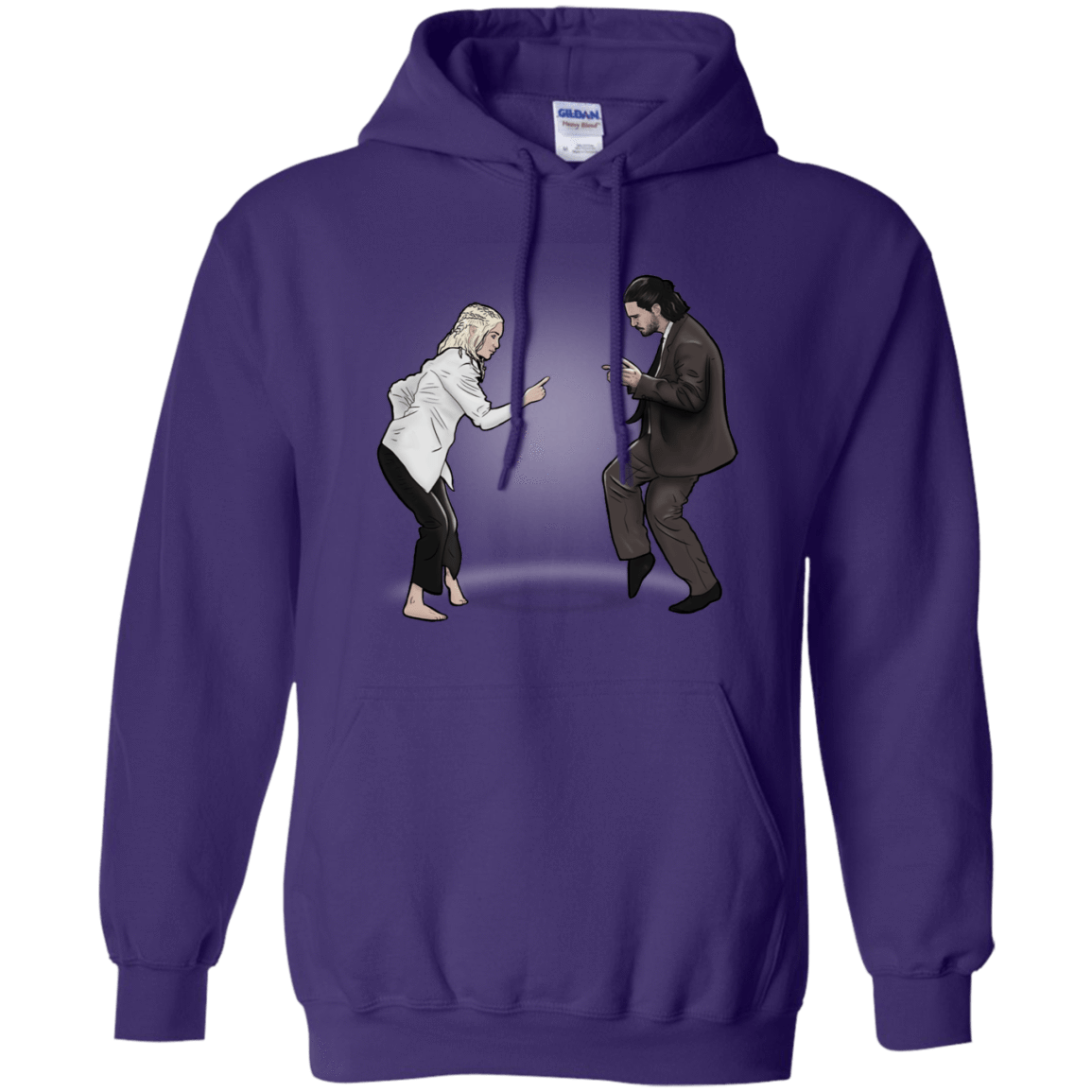 Sweatshirts Purple / S The Ballad of Jon and Dany Pullover Hoodie