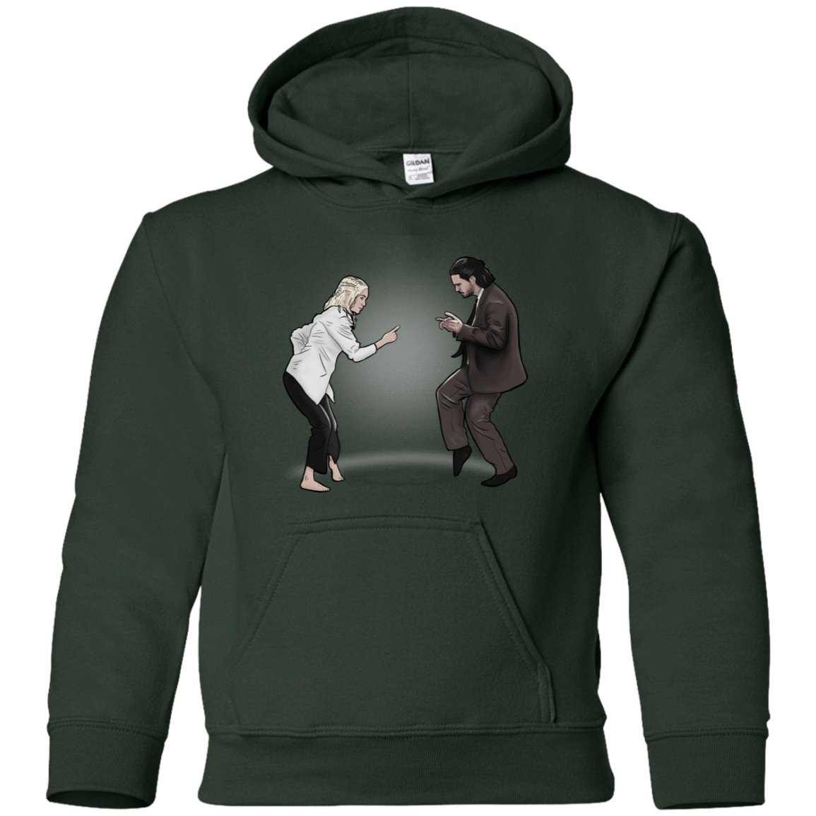Sweatshirts Forest Green / YS The Ballad of Jon and Dany Youth Hoodie