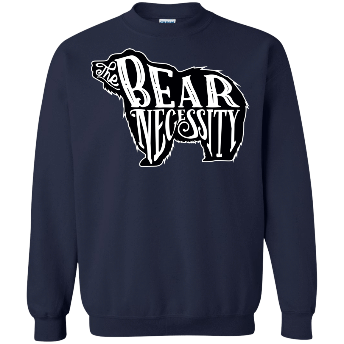 Sweatshirts Navy / S The Bear Necessity Crewneck Sweatshirt