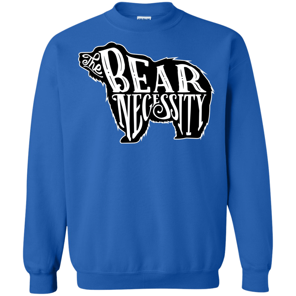 Sweatshirts Royal / S The Bear Necessity Crewneck Sweatshirt