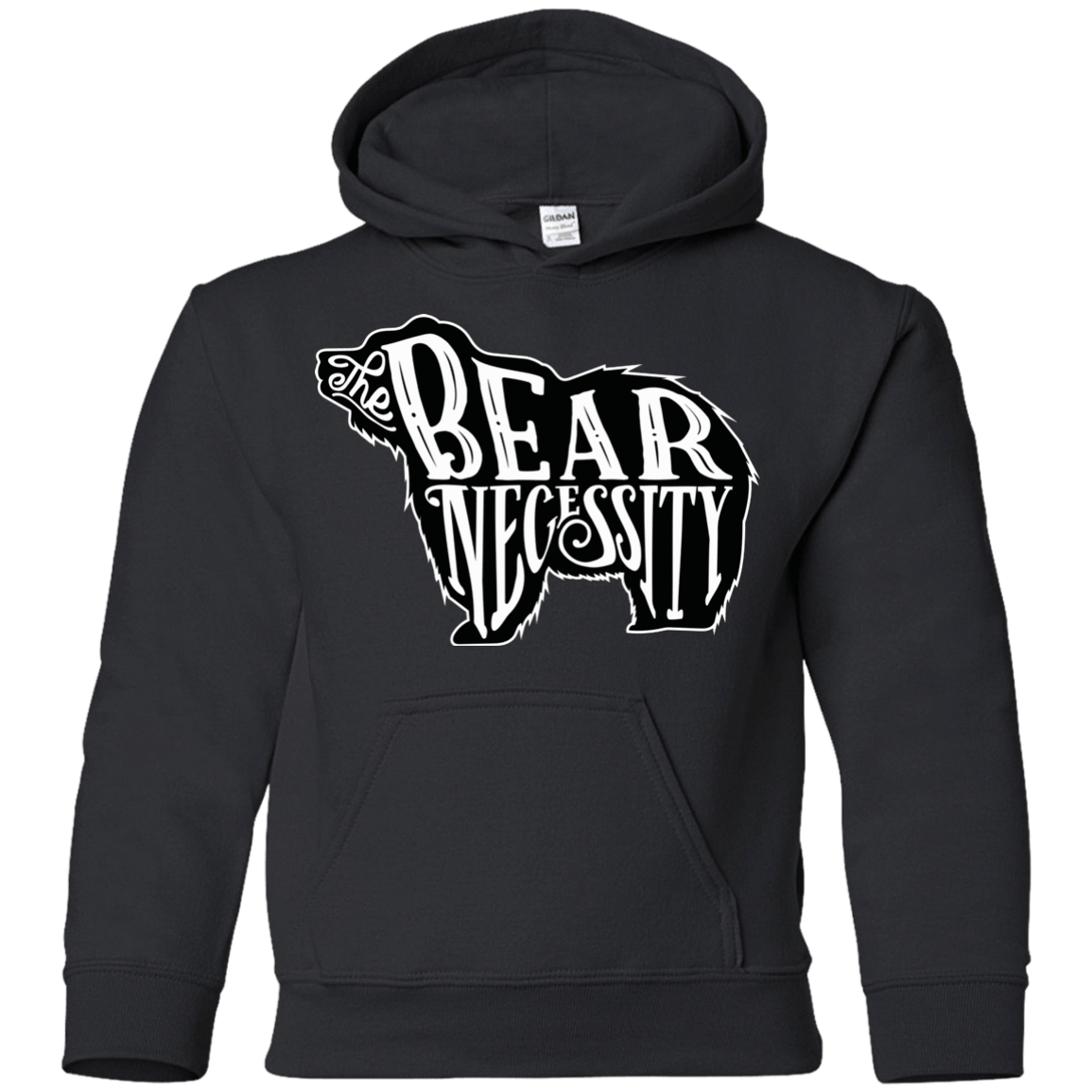 Sweatshirts Black / YS The Bear Necessity Youth Hoodie