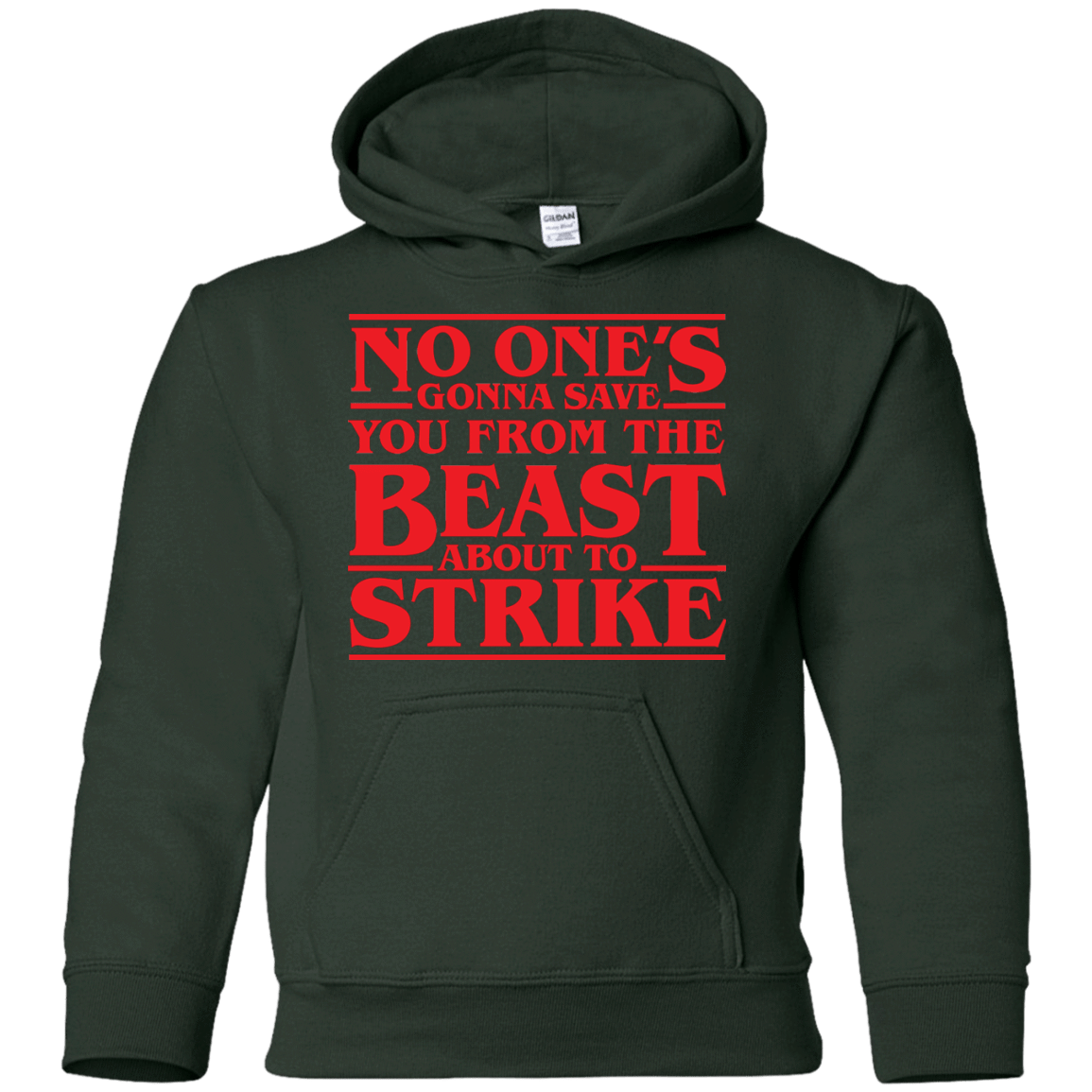 Sweatshirts Forest Green / YS The Beast Youth Hoodie