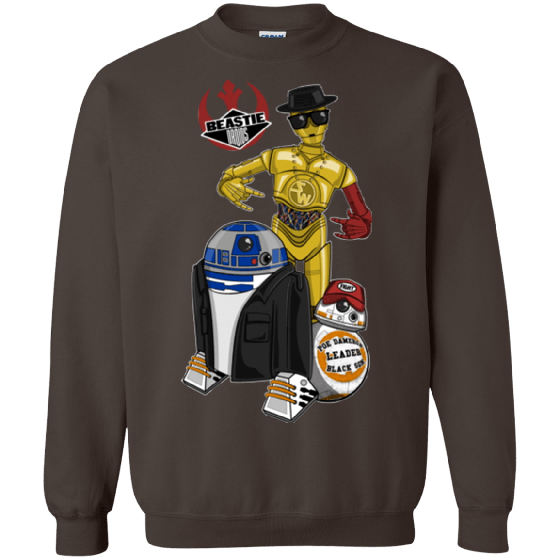 Sweatshirts Dark Chocolate / Small The Beastie Droids Crewneck Sweatshirt