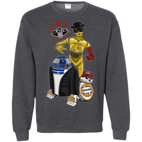 Sweatshirts Dark Heather / Small The Beastie Droids Crewneck Sweatshirt