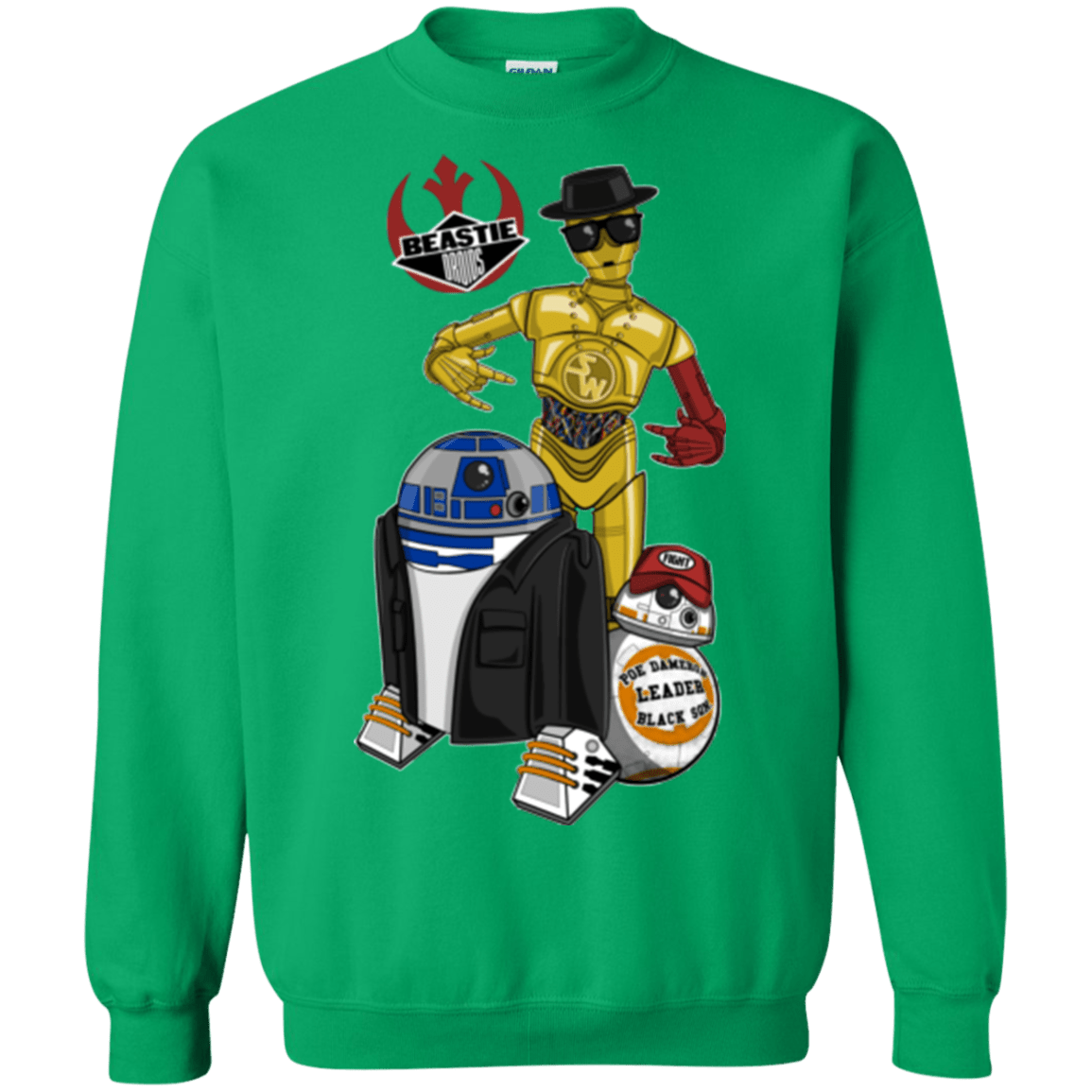 Sweatshirts Irish Green / Small The Beastie Droids Crewneck Sweatshirt
