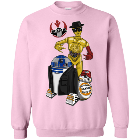 Sweatshirts Light Pink / Small The Beastie Droids Crewneck Sweatshirt