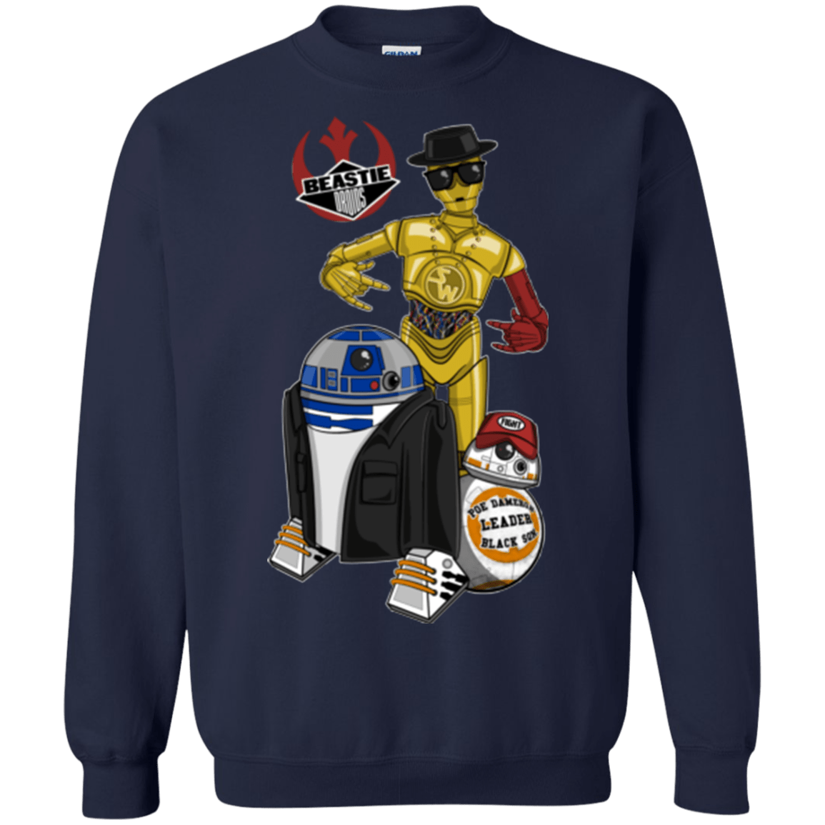 Sweatshirts Navy / Small The Beastie Droids Crewneck Sweatshirt